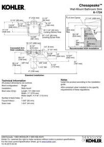 Chesapeake Ceramic 20" Wall Mount Bathroom Sink with Overflow