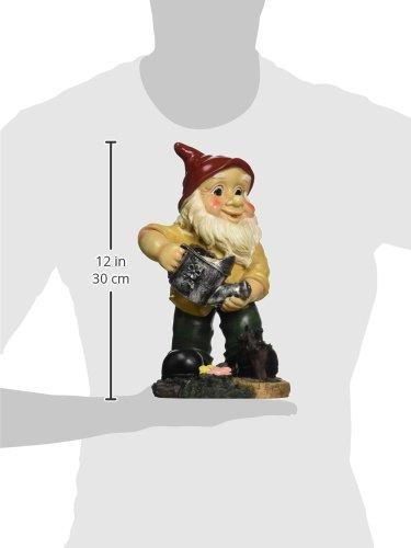 Design Toscano Barney Two Buckets Garden Gnome Statue