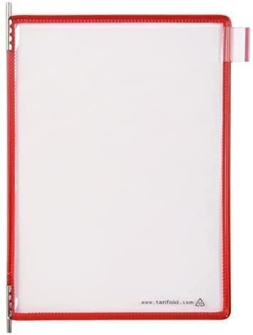 Tarifold W291USA Wall Mounted Reference System with 10 Display Pockets - Blue, Red & White