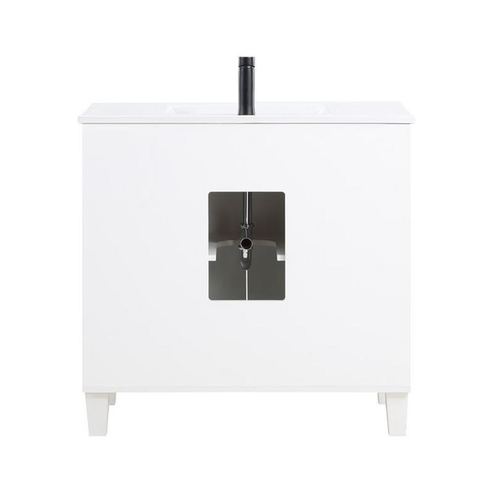 Manhattan Comfort Hyde Vanity Sink, 24 in, 24 INCH