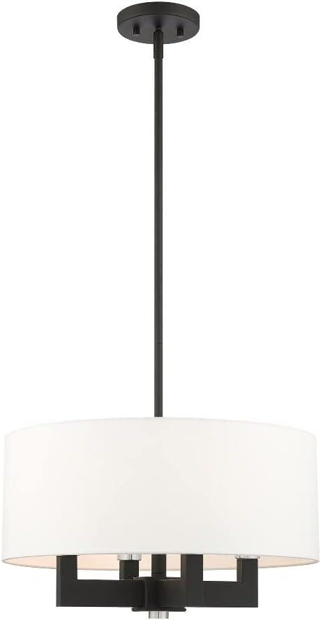 Livex Lighting Cresthaven 4 - Light Chandelier in  Black