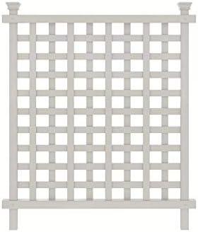 Enclo Enclo 3.5 ft H x 3.25 ft W x 3 ft L Liberty Lattice Freestanding Vinyl Privacy Screen (3 Panels)