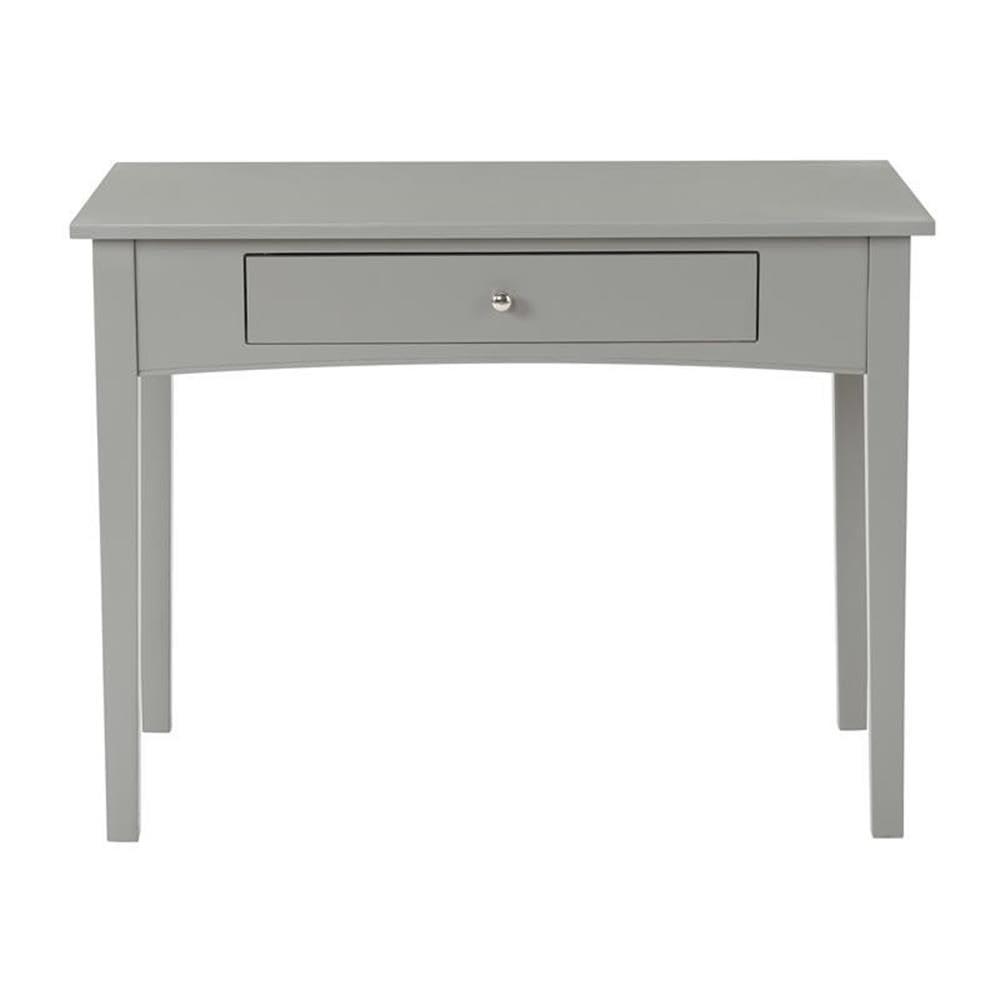 40" Shaker Cottage Desk Gray - Alaterre Furniture: Transitional Style, Pine Frame, Storage Drawer