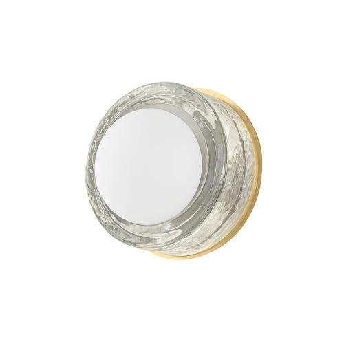 Ravi Round Sconce - Aged Brass
