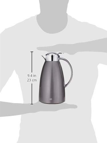 Space Gray 1-Liter Lacquered Metal Thermal Carafe