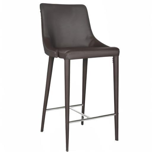 Summerset Counter Stool (Set of 2) - FOX2017 - Brown - Safavieh Couture