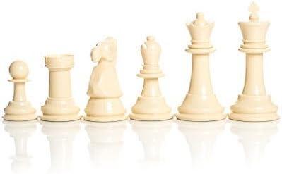 MegaChess 8" Tall Oversized Chess Set with Vinyl Roll-up Board