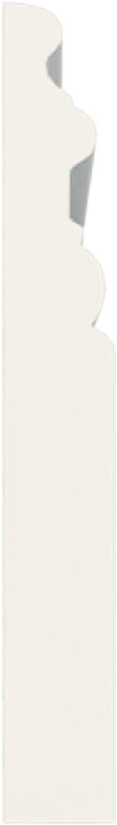 7 3/8"H x 1"P x 94 1/2"L Hillsborough Baseboard Moulding (8-Pack)