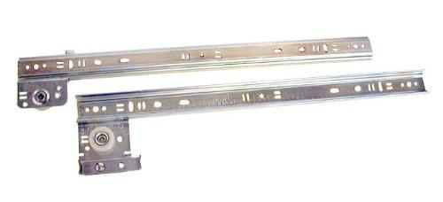Knape & Vogt KV1300 P18 18 in. Ball Bearing 0.75 Extension Drawer Slides - 75 lbs, Zinc