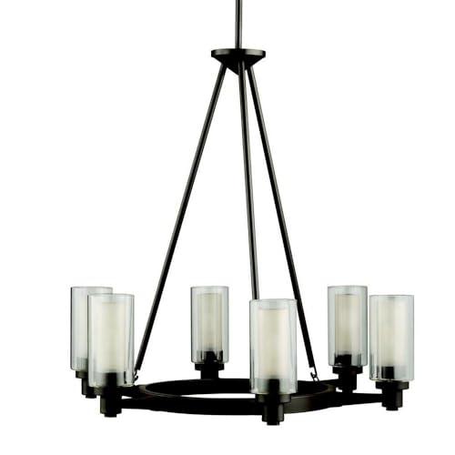 Kichler Lighting Circolo 6 - Light Chandelier in  Olde Bronze
