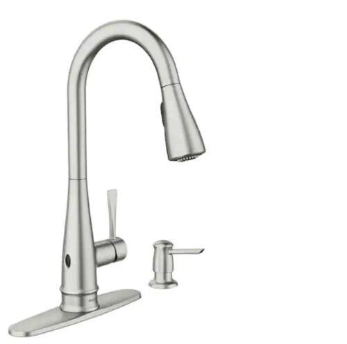 Stainless Steel Touchless Single-Handle Pull-Down Kitchen Faucet