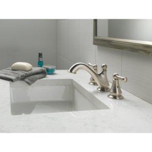 Haywood Widespread Bathroom Faucet 3 Hole, 2-handle Bathroom Sink Faucet with Drain Assembly