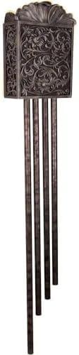 Craftmade Westminster Carved Long Chime in Hand Painted Renaissance Crackle - Silver