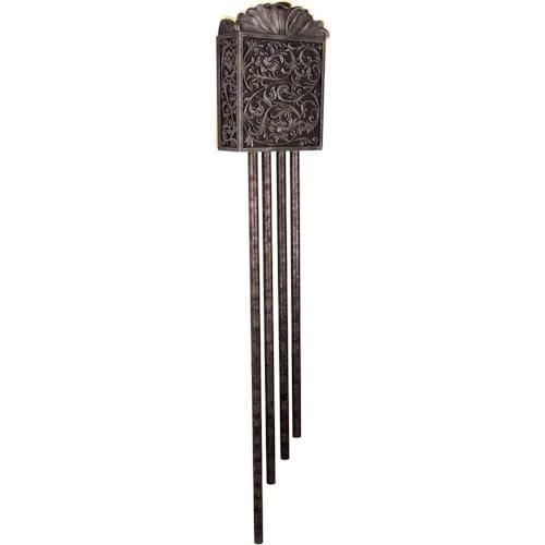 Craftmade Westminster Carved Long Chime in Hand Painted Renaissance Crackle - Silver