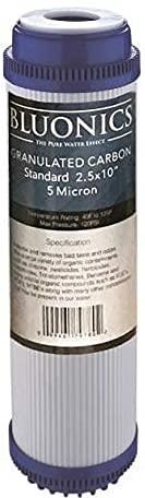 BLUONICS 12 pc Replacement Water Filter Set for Our 4 Stage UV Under Sink Filter System. Sediment Carbon Block GAC UV Bulb