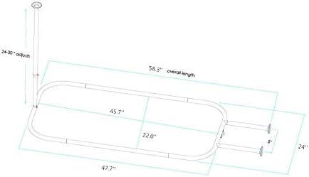 Utopia Alley 58'' D-Shaped Enclosure