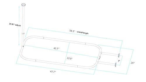 Utopia Alley 58'' D-Shaped Enclosure