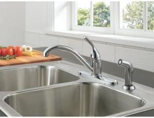 Core 100/300/400 Series Classic Single Handle Centerset Kitchen Faucet with Side Spray