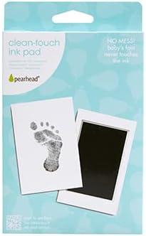 Black Clean-Touch Baby Handprint and Footprint Kit