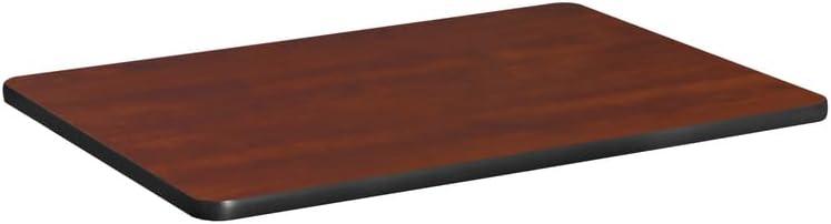 18.5" x 26" Standard Rectangle Table Top- Cherry/ Maple