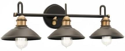 Kichler Lighting Clyde 3 - Light Vanity in  Olde Bronze