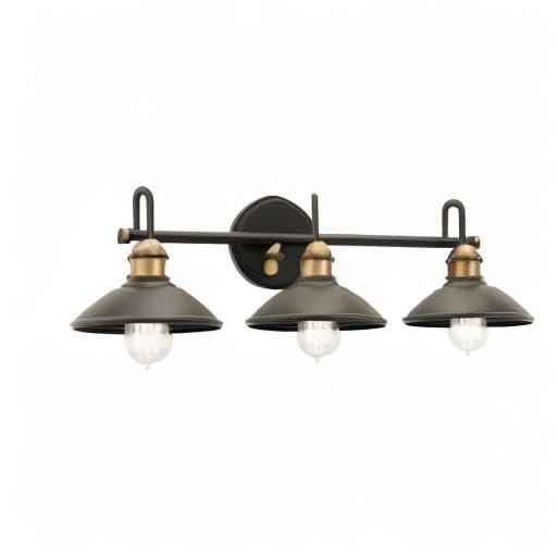 Kichler Lighting Clyde 3 - Light Vanity in  Olde Bronze