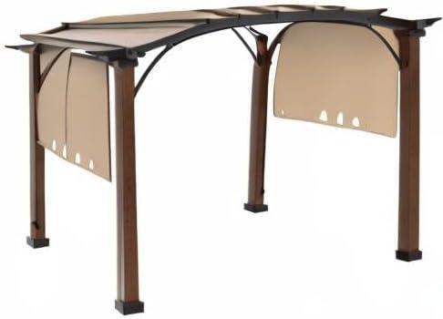 Beige Whisper 10' x 10' Replacement Pergola Canopy