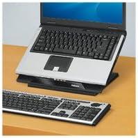 Fellowes 8038401 Designer Suites Laptop Riser, 13 1/8 x 11 1/8 x 4, Black