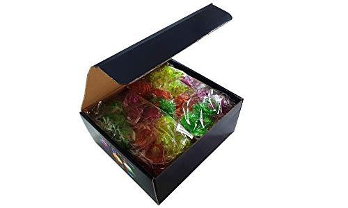 Assorted Multicolor Jelly LED Flashing Party Rings, 96 Count
