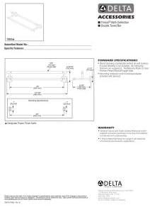 Matte Black 24" Double Wall Mounted Towel Bar