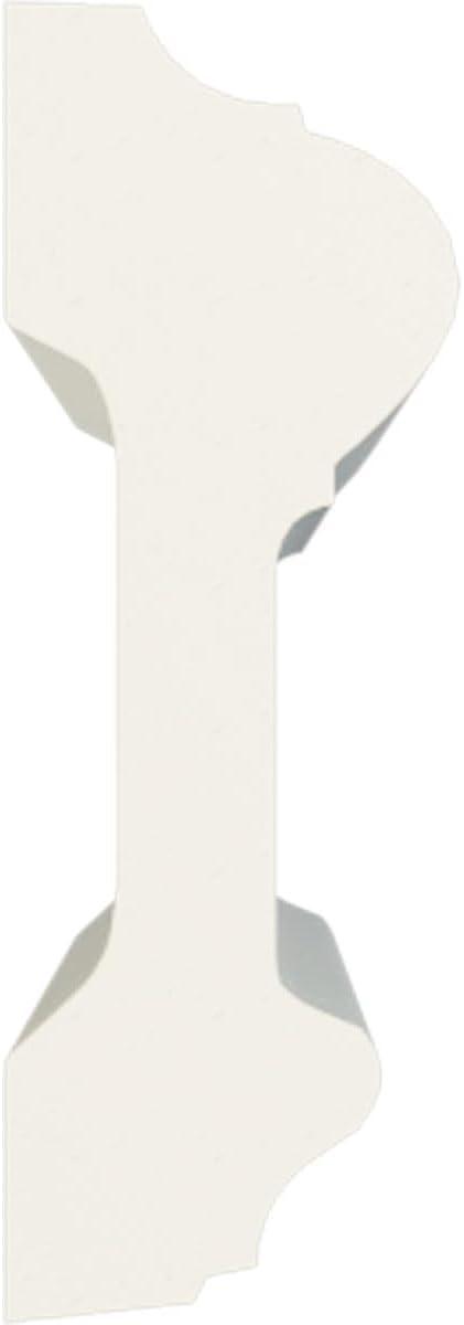 Ekena Millwork 3 5/8"H x 1 1/4"P x 94 1/2"L Bedford Chair Rail (Set of 2)