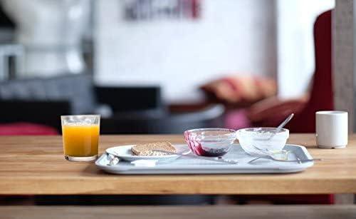 Palais Glassware Cercle Collection; High Quality Clear Glass Set with Circle Design (Set of 4 - 13 Oz DOF, Clear)