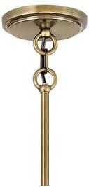 4895WS-Hinkley Lighting-Clarke - 4 Light Large Pendant in Traditional-Transitional Style - 24.5 Inches Wide by 25.25 Inches High-Warm Brass Finish