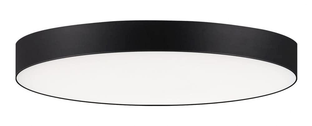 Maxim 57662WTBK 7 Wide Integrated Led Flush Mount Ceiling Fixture, Black
