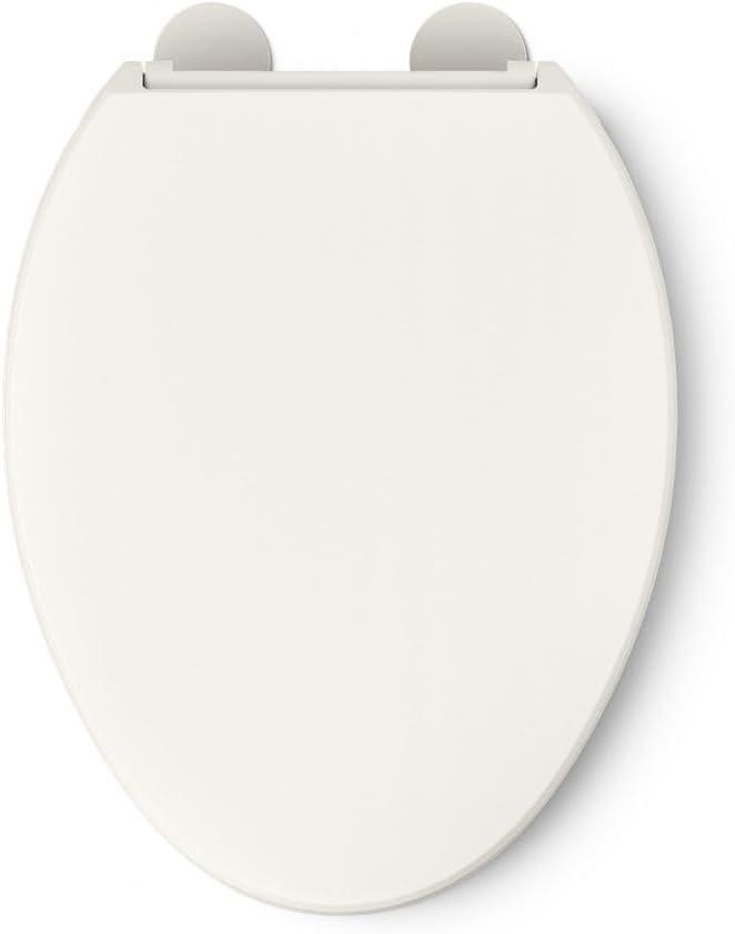 Hyten Elevated Toilet Seat with Quiet-Close Lid and Seat and Grip-Tight Bumpers