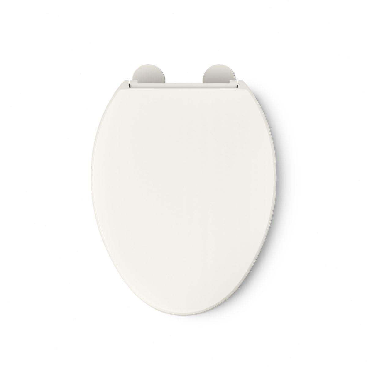 Hyten Elevated Toilet Seat with Quiet-Close Lid and Seat and Grip-Tight Bumpers