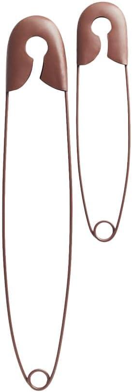 The Lakeside Collection Laundry Room Decor with Rustic Safety Pins Tip Jar and Humorous Sign - Safety Pin Wall Decor Set