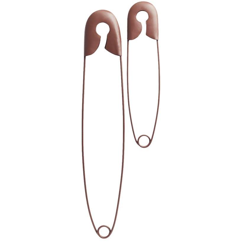 The Lakeside Collection Laundry Room Decor with Rustic Safety Pins Tip Jar and Humorous Sign - Safety Pin Wall Decor Set