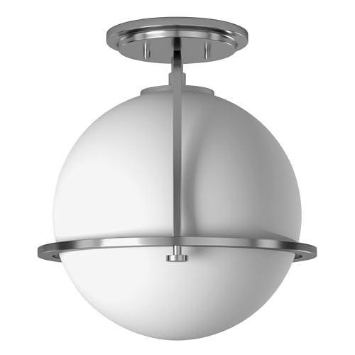 McCormick Hand Blown Glass Semi Flush Mount