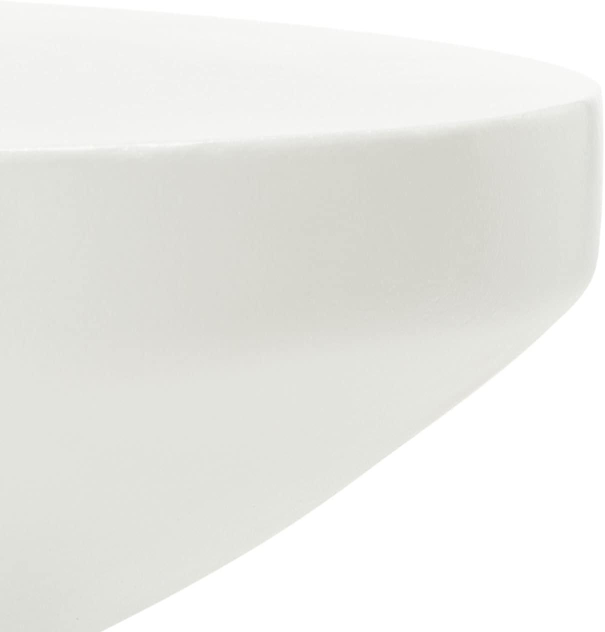 Benaya Concrete Accent Stool - Indoor/Outdoor - VNN1032 - White - Safavieh