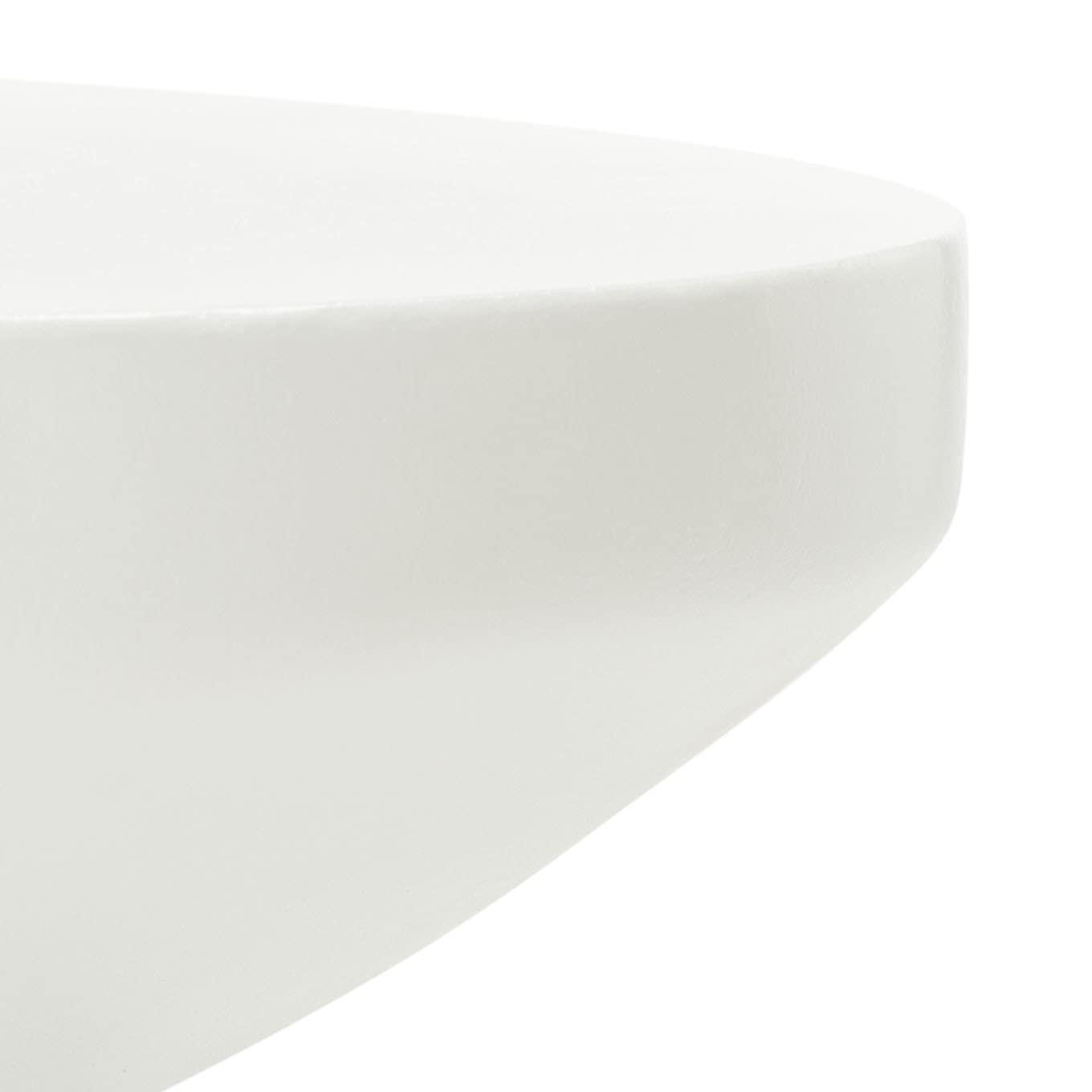 Benaya Concrete Accent Stool - Indoor/Outdoor - VNN1032 - White - Safavieh