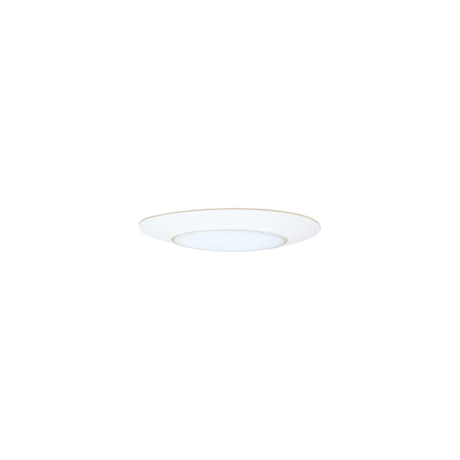 Halo Matte White 6 in. W Glass LED Shower Lens/Trim 60 W