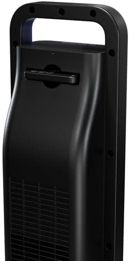 Comfort Zone 26" Oscillating Digital Tower Heater with Remote Control for Indoor Use, Adjustable Thermostat, Timer, Overheat Protection, Tip-Over Switch, Ideal for Home, Bedroom, & Office, HT1206-NVY