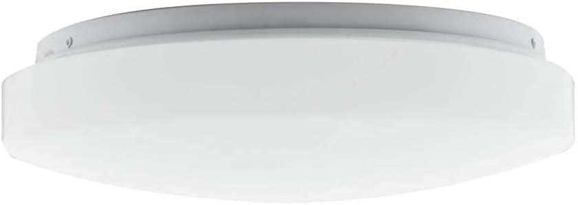 Satco White Acrylic LED Flush Mount Ceiling Light Fixture