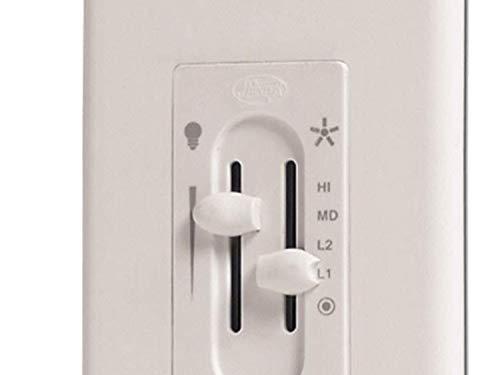 Hunter Fan Dual Slide Light and Ceiling Fan Wall Control