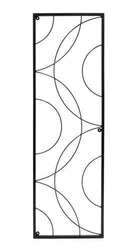 Black Wrought Iron Modular Wall Trellis Set