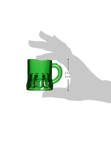 Green Plastic St. Patrick's Day Mug with Dice Set