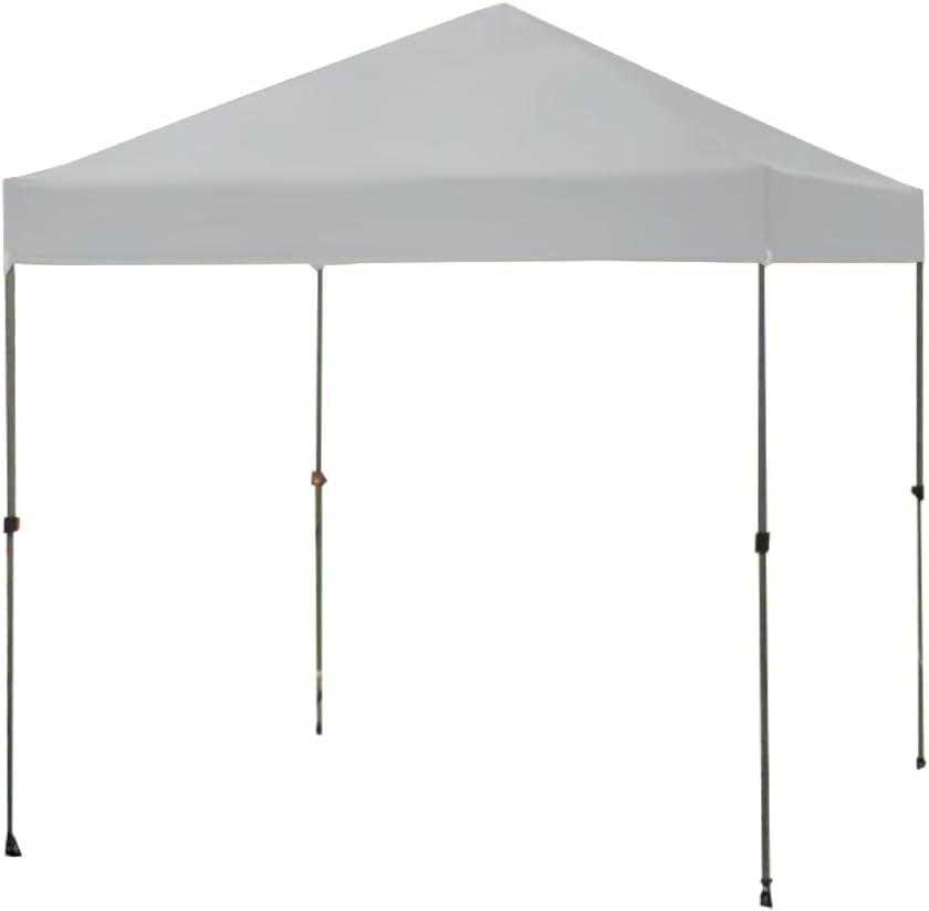 Garden Winds Custom Fit Replacement Canopy Top Cover Compatible with The Everbilt 8' X 8' Pop Up Tent - Upgraded Performance RIPLOCK 350 Fabric - Slate Gray