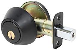 Matte Black Single Cylinder Keyed Deadbolt