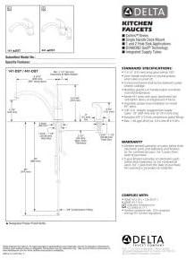 Collins Single Handle Kitchen Faucet with Diamond Seal Technology